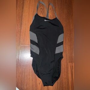 Gray and Black Speedo suit 34